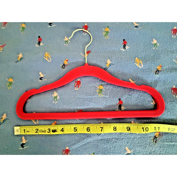 3 ONLY Hangers 11" Children's Pink Slim-Line Hangers + One Pink Plastic hangar - Picture 5 of 8